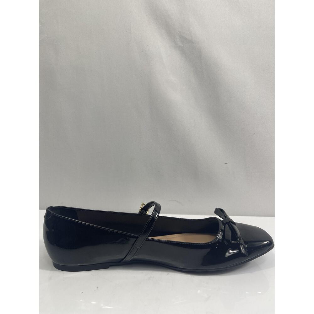 Arezzo Emerson Ballet Shoes Women's Size 9 Black Mary Jane Flats Bow Patent - Picture 4 of 15